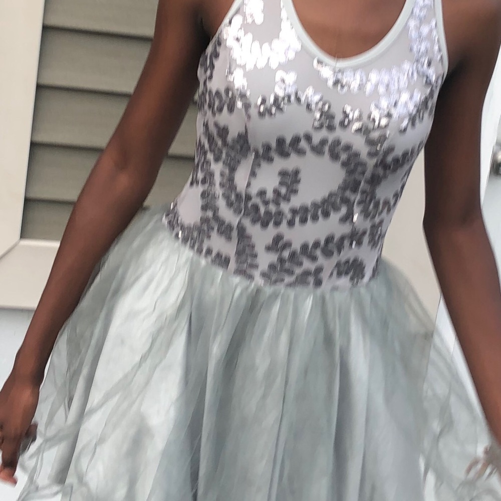 Silver Tap Dancing Costume